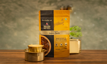 Himalayan Natives website mobile view with natural food product listings